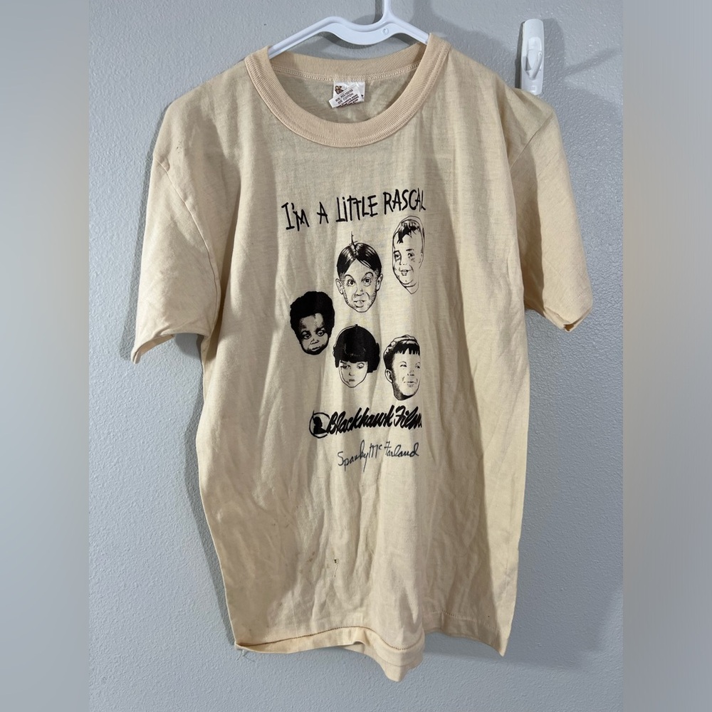 Vintage‎ Little Rascals shirt signed by Spanky McFarland